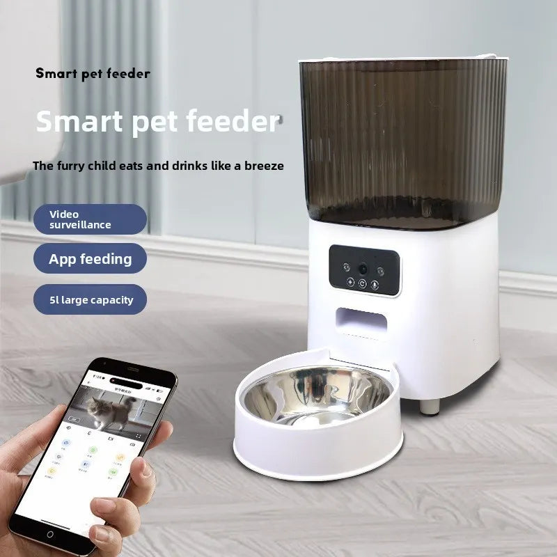 SmartPet foderautomat med app och kamera
